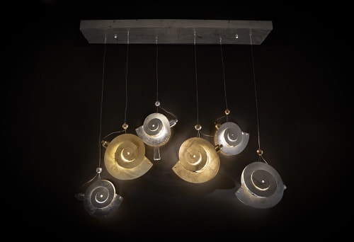 "Life Spiral Bar 6" | Pendants by F+M FOS - Anna Maria Fragiskos Bitros