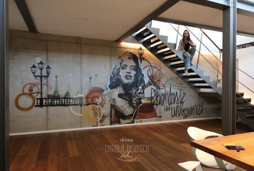 "Swing Time-out" Mural | Murals by Carola Deutsch