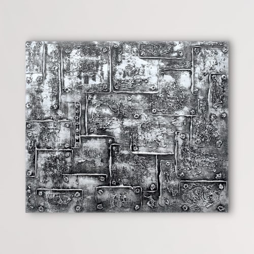 Industrial Chic No 5 (SOLD) | Oil And Acrylic Painting in Paintings by Alessia Lu