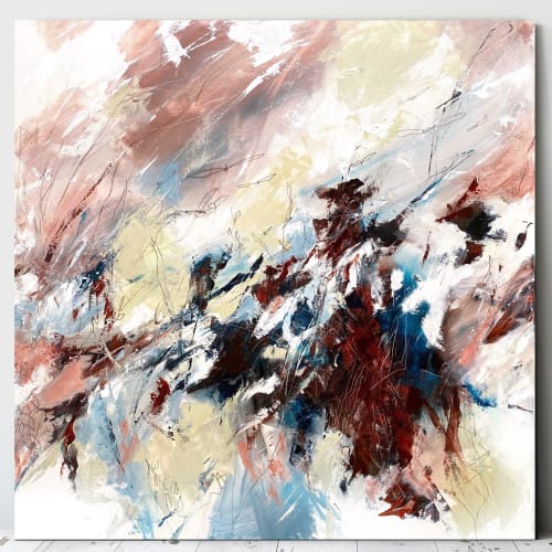 When the wind is so sweet /2 | Oil And Acrylic Painting in Paintings by Cristina Dalla Valentina