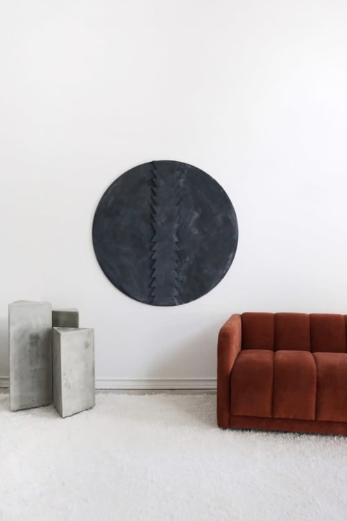 Textured Wall Art, Plaster Art, Geometric Wall Art, Modern | Wall Hangings by Blank Space Studios