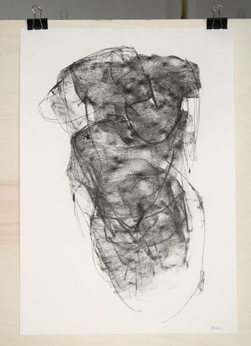 Torso 1 (59x42cm) | Drawing in Paintings by Magdalena Morey