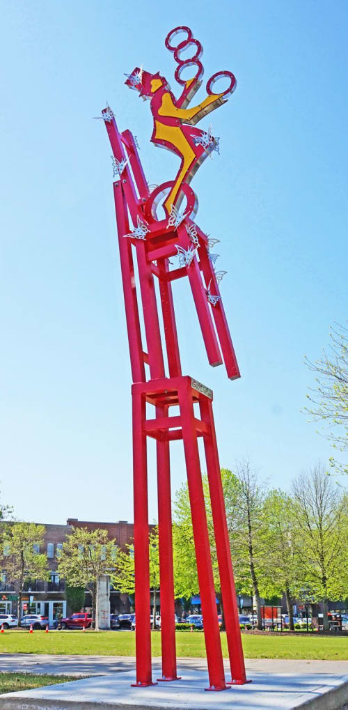 Mr. Rings | Public Sculptures by Gus Lina Art