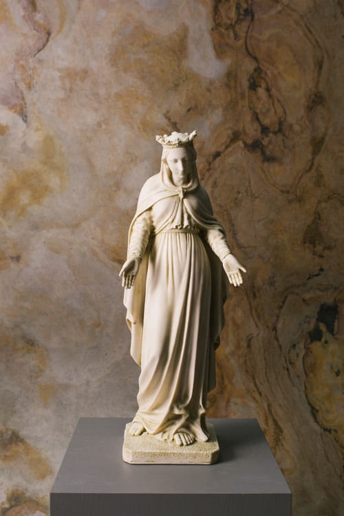 The Virgin Mary Statue Made with Compressed Marble Powder | Sculptures by LAGU