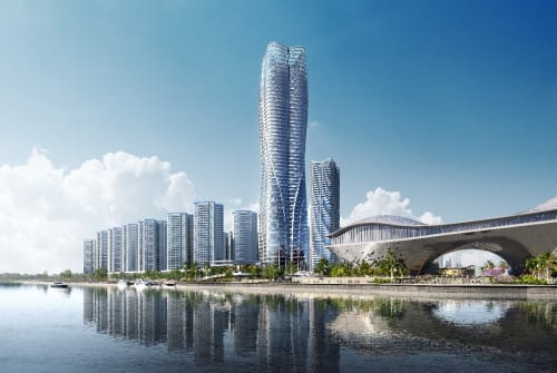 Harbour Super High-rise Design Submission | Architecture by 10 DESIGN