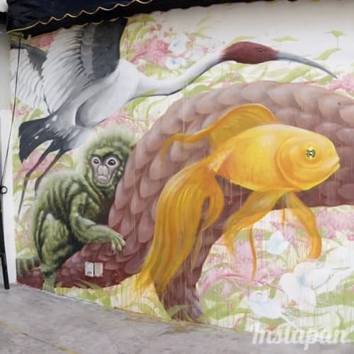 Rogue Saigon Mural | Street Murals by Chuck Mayfield