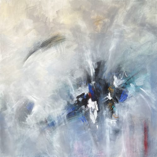 Windmills of Your Mind | Oil And Acrylic Painting in Paintings by Ana Carolina Mönnaco