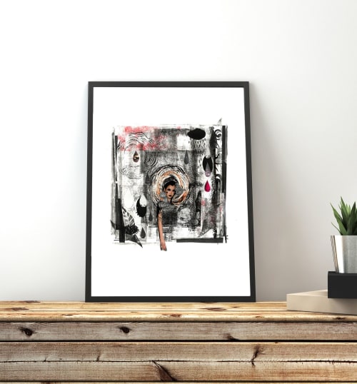 Fashion Illustration Original Artwork | Mixed Media by Charlie Illustrates / Charlotte Weatherstone