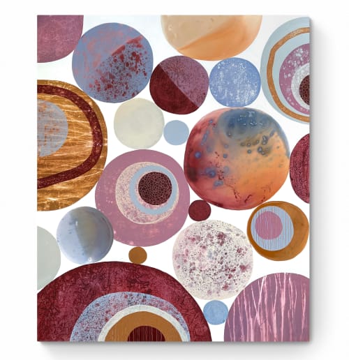 Gatherings 13 | Oil And Acrylic Painting in Paintings by Cristina Dalla Valentina