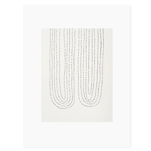 Two Loops - original handmade silkscreen print
