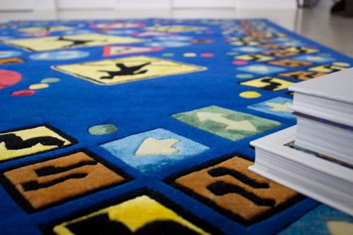 Lance Wyman - Roadsigns | Rugs by Odabashian (official)