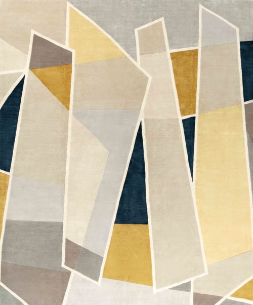 Rug Galeries Lafayette hand-knotted modern abstract | Rugs by Atelier Tapis Rouge