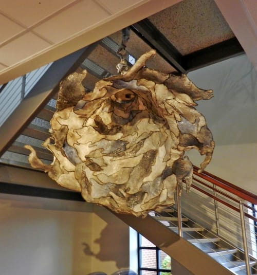 Whirled | Public Sculptures by Jill King Studio | Illinois Mathematics and Science Academy in Aurora