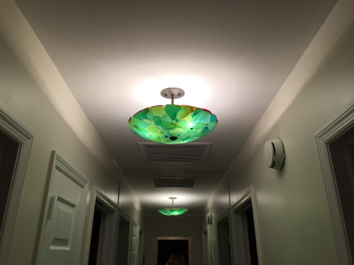 Dome Lamps | Pendants by Rick Strini. STRINI ART GLASS