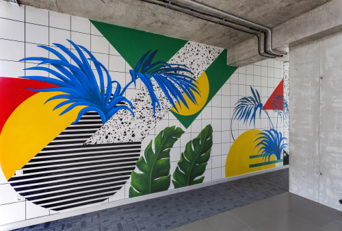 Tropical Geometry | Paintings by Musya Qeburia | Space - სფეისი in Tbilisi
