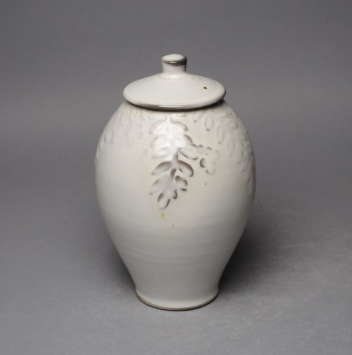 Covered jar | Vases & Vessels by John McCoy Pottery