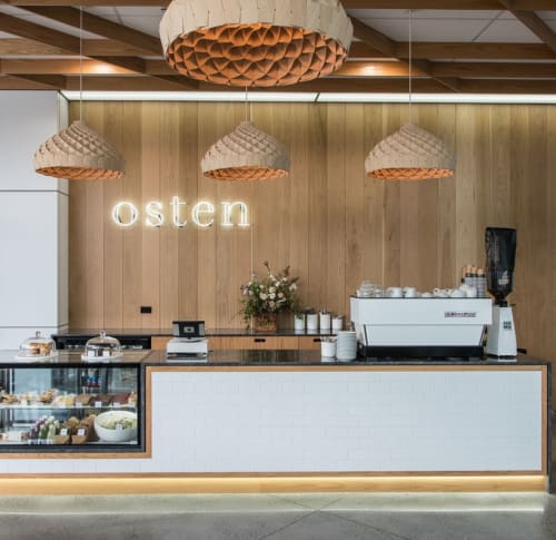 Nest Pendants | Pendants by Edward Linacre | Osten Cafe in Hamilton