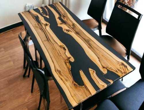 Epoxy Dining Table, Epoxy Resin Table, Epoxy Wood Table | Tables by Innovative Home Decors