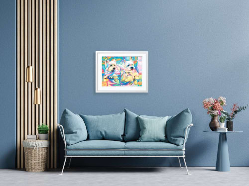 "Millie & Cassie" Limited Edition Art Print | Prints by Shan Richards