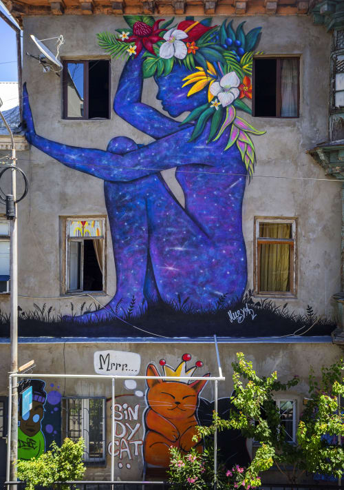 Cosmic Girl | Murals by Musya Qeburia