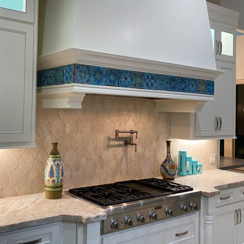 Decorative tiles kitchen backsplash (1 tile) | Tiles by GVEGA