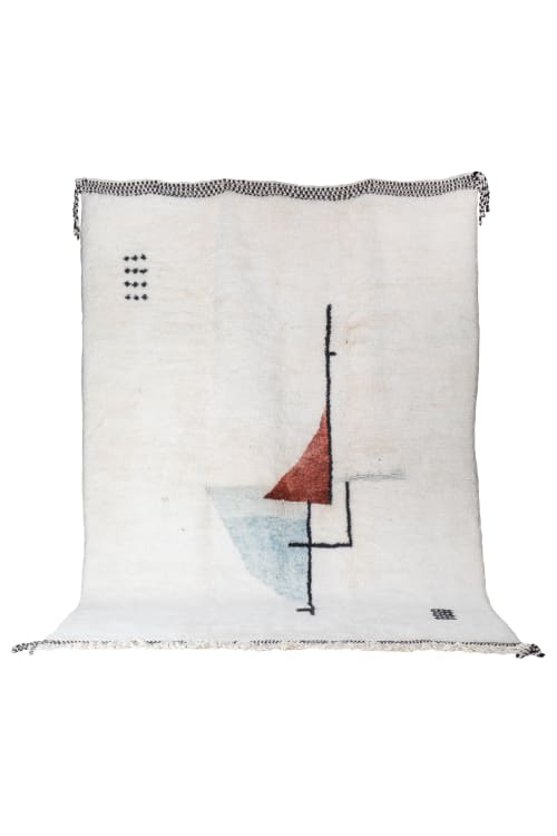 Contemporary Moroccan Rug Abstract | Area Rug in Rugs by Kechmara D
