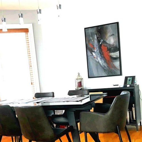 Commissioned Painting in | Oil And Acrylic Painting in Paintings by Johanne Brouillette