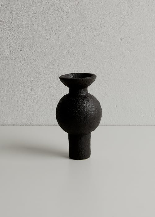 Black Heirloom Vessel | Vases & Vessels by Clae Studio | Private Residence in Melbourne