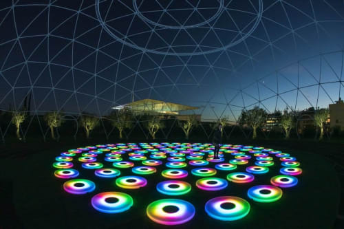 The Pool | Public Sculptures by Jen Lewin | Stavros Niarchos Park in Kallithea