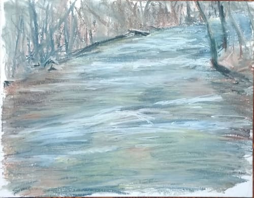 Study of the River Lethe VI | Paintings by Sahand V. ART