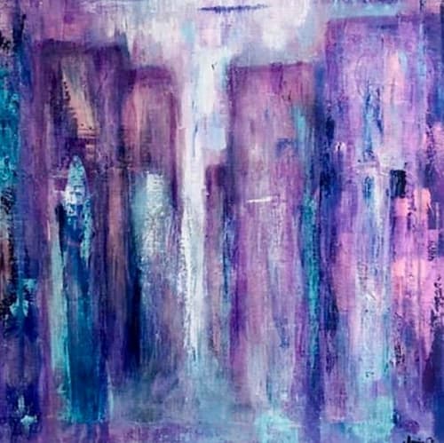 Purple Rain | Paintings by mariafl