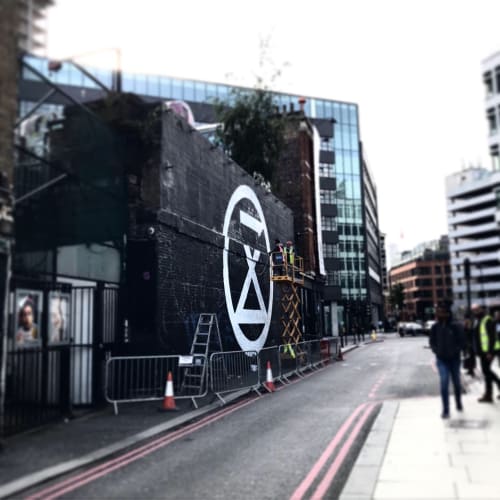 Extinction Rebellion @ Village Underground | Street Murals by Jane Mutiny