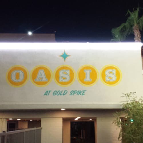 OASIS Logo | Signage by Jerry Misko | Oasis at Gold Spike in Las Vegas