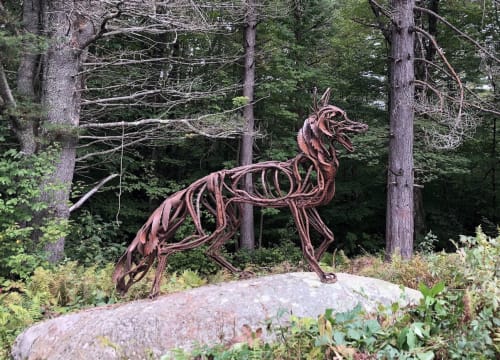 Coy Dog ll | Public Sculptures by Wendy Klemperer Art Inc