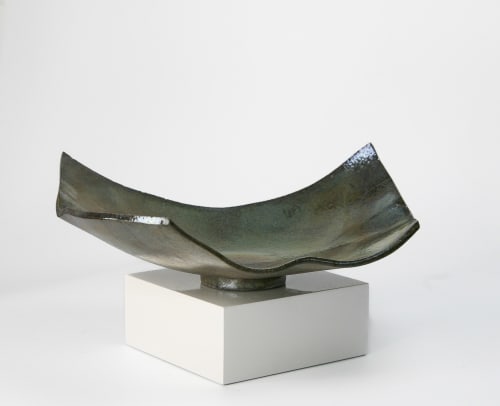Drift - Sculptural Ceramic Vessel | Sculptures by Manuela Oprea