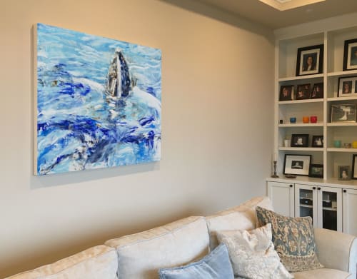 SOLD PRIVATE COLLECTION: LIVING OCEANS - MAUI VI | Paintings by Betty Jo Costanzo