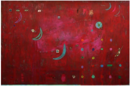 The Planets | Oil And Acrylic Painting in Paintings by Pam (Pamela) Smilow