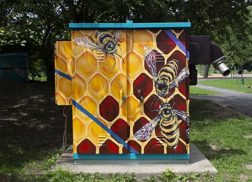 Magnolia Park | Street Murals by Sophy Tuttle | Magnolia Park in Arlington
