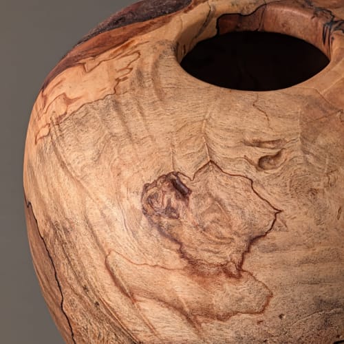 Spalted Maple Vessel | Decorative Objects by Jeffrey R