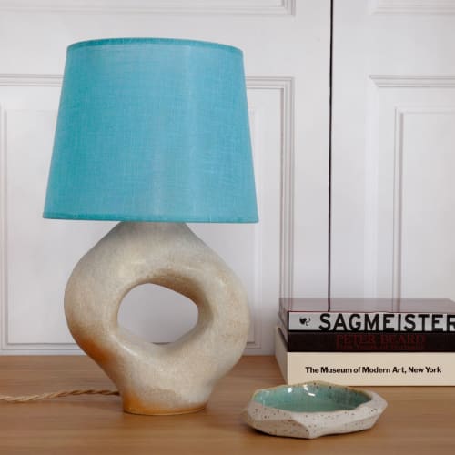 Amphora Lamp - Sand | Lamps by niho Ceramics