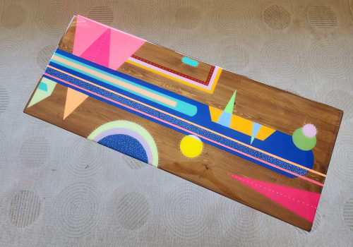 Multicolor Living Room Resin Table | Coffee Table in Tables by Epoxy Coffee Table Shop