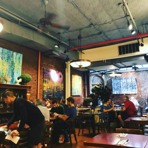 Painting Collection | Paintings by David J. Marchi | Cupping Room Cafe in New York