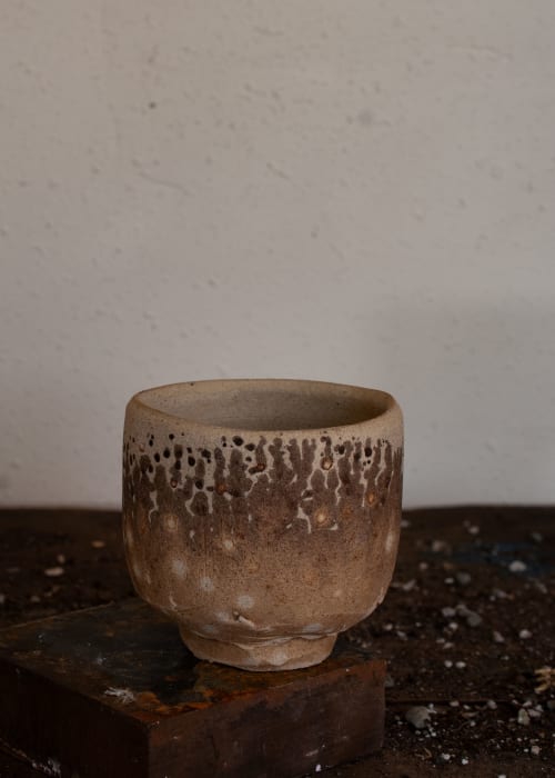 Obvara fired planter | Vases & Vessels by Meiklejohn Ceramics