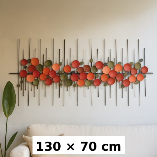 Poppy Field | Wall Sculpture in Wall Hangings by Sarmal Design