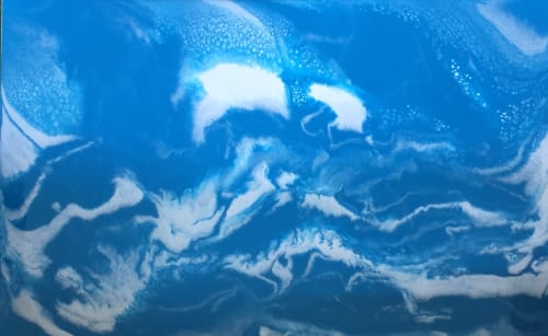 Sky Fizz | Oil And Acrylic Painting in Paintings by Art By Skevi