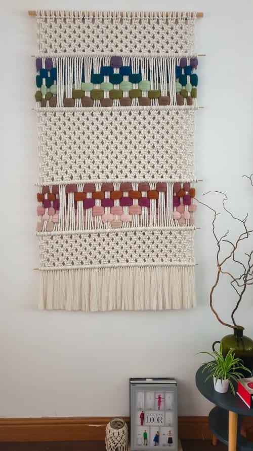 The Twins Apart II | Wall Hangings by Leonor MacraMaker