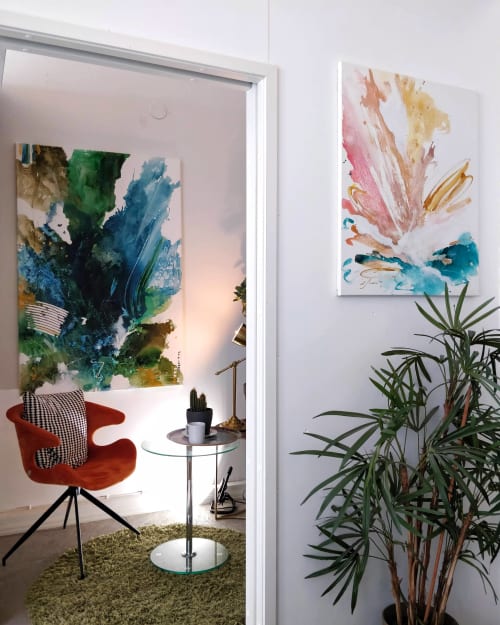 Breathing in fresh forest (SOLD) | Paintings by Lotta Sirén