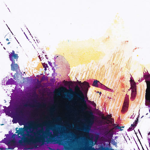 Purple Frequencies | Oil And Acrylic Painting in Paintings by Nicolle Cure | Private Residence, Basel in Basel