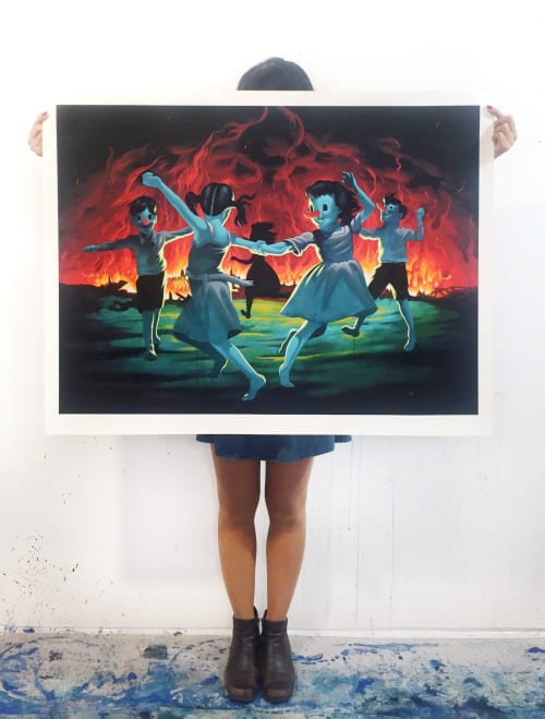Pure Pleasure XXL giclee print on paper | Prints by Victor Castillo