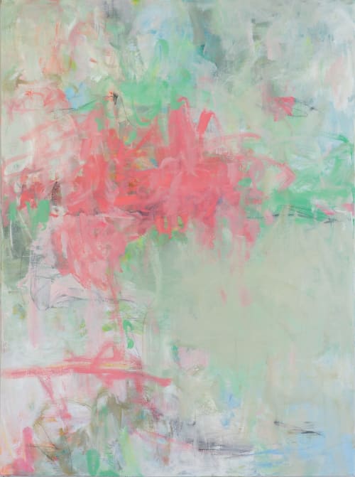 Fragrance of Spring | Oil And Acrylic Painting in Paintings by Elizabeth Bernheisel
